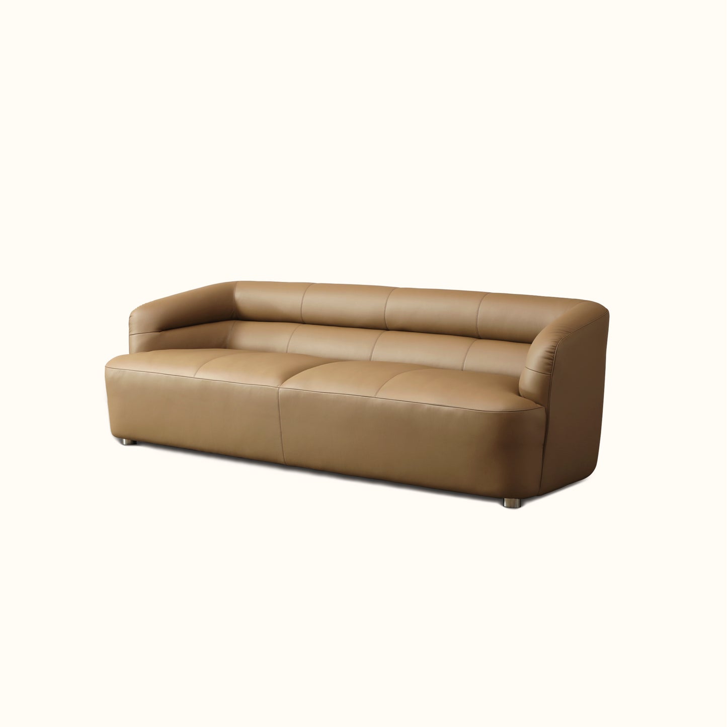 Zuma genuine leather sofa / 3 seater / Hazel