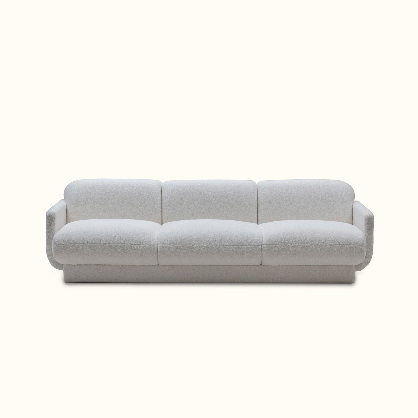 Fernet / Fabric sofa / 3 seater / White