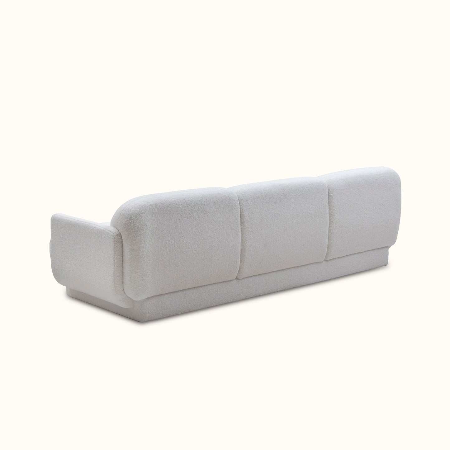 Fernet / Fabric sofa / 3 seater / White