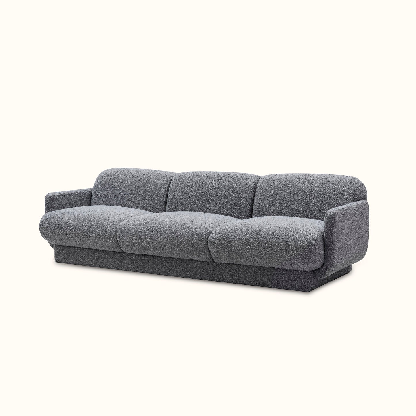 Fernet / Fabric sofa / 3 seater / Grey