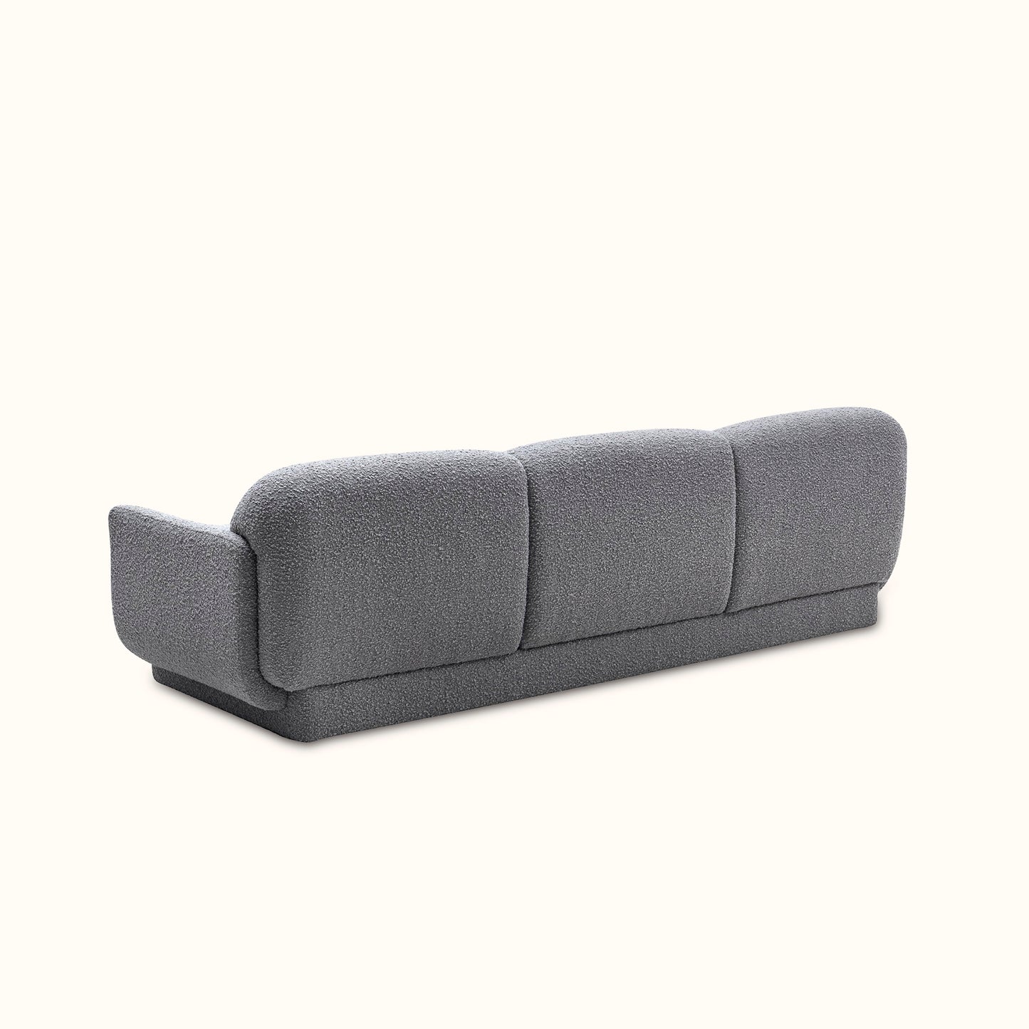 Fernet / Fabric sofa / 3 seater / Grey