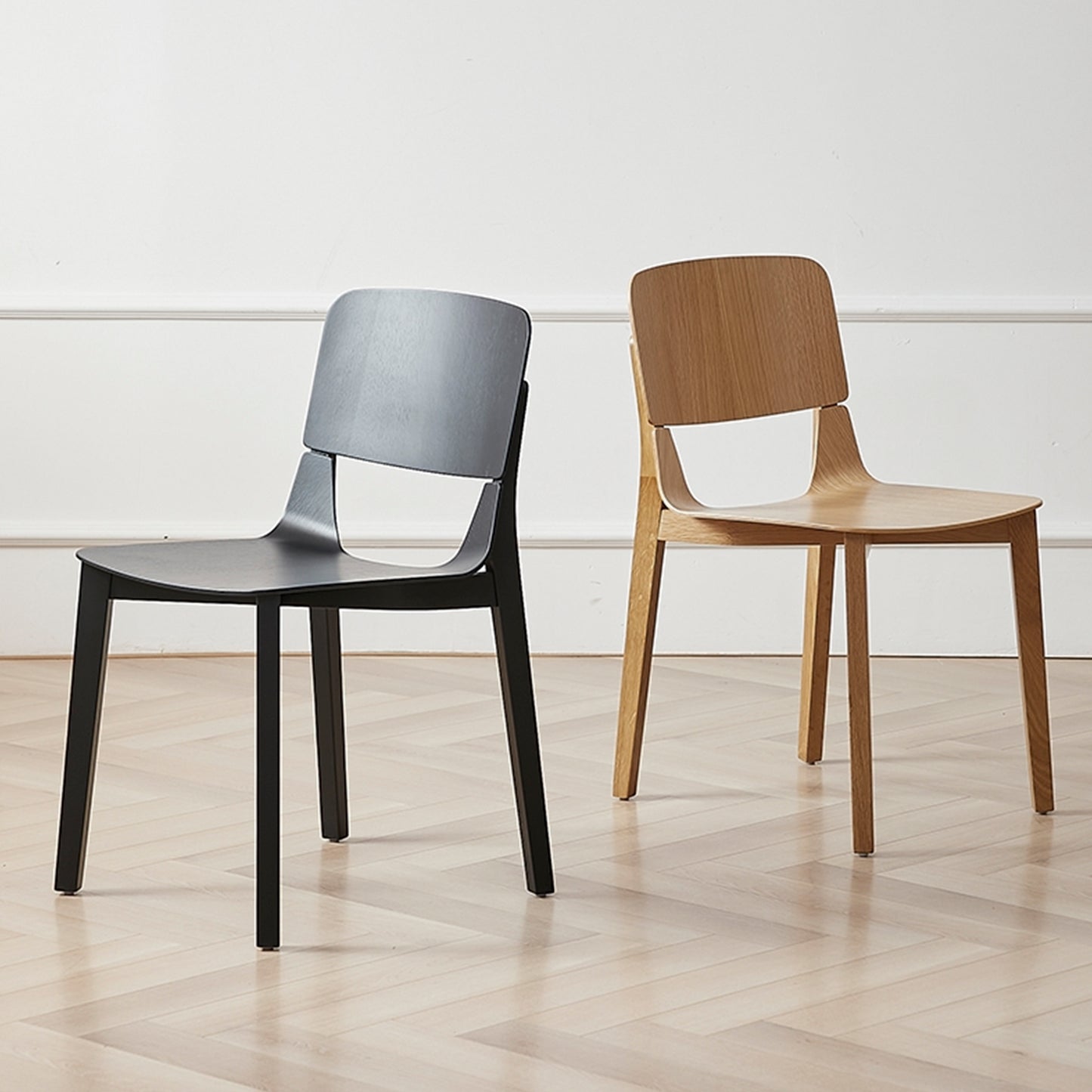 Mayer dining chair / Oat solid wood