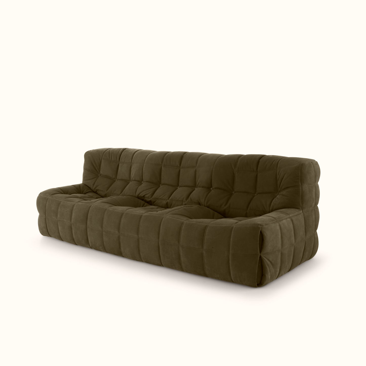 Yoshi fabric sofa / 3 seater / Olive