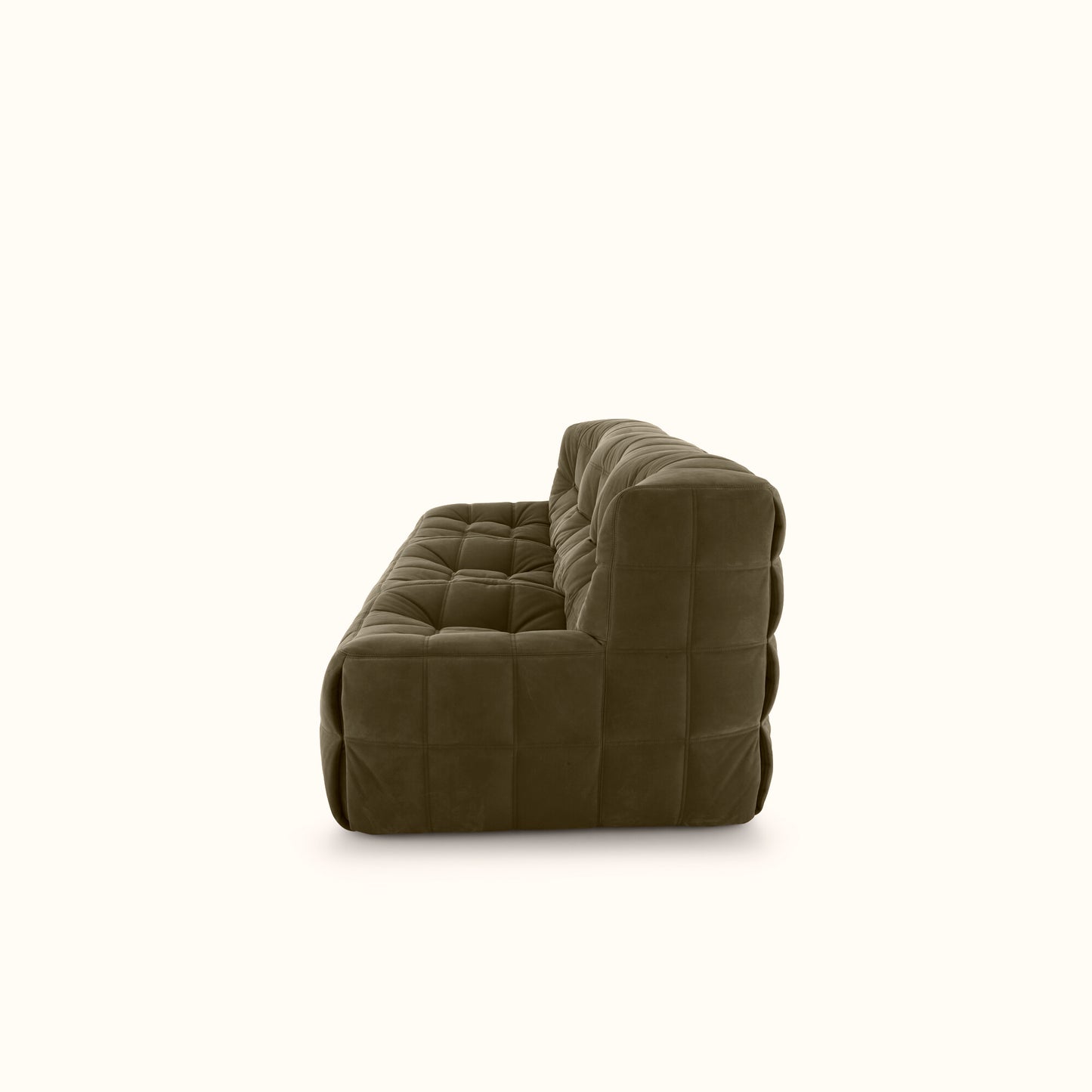 Yoshi fabric sofa / 3 seater / Olive