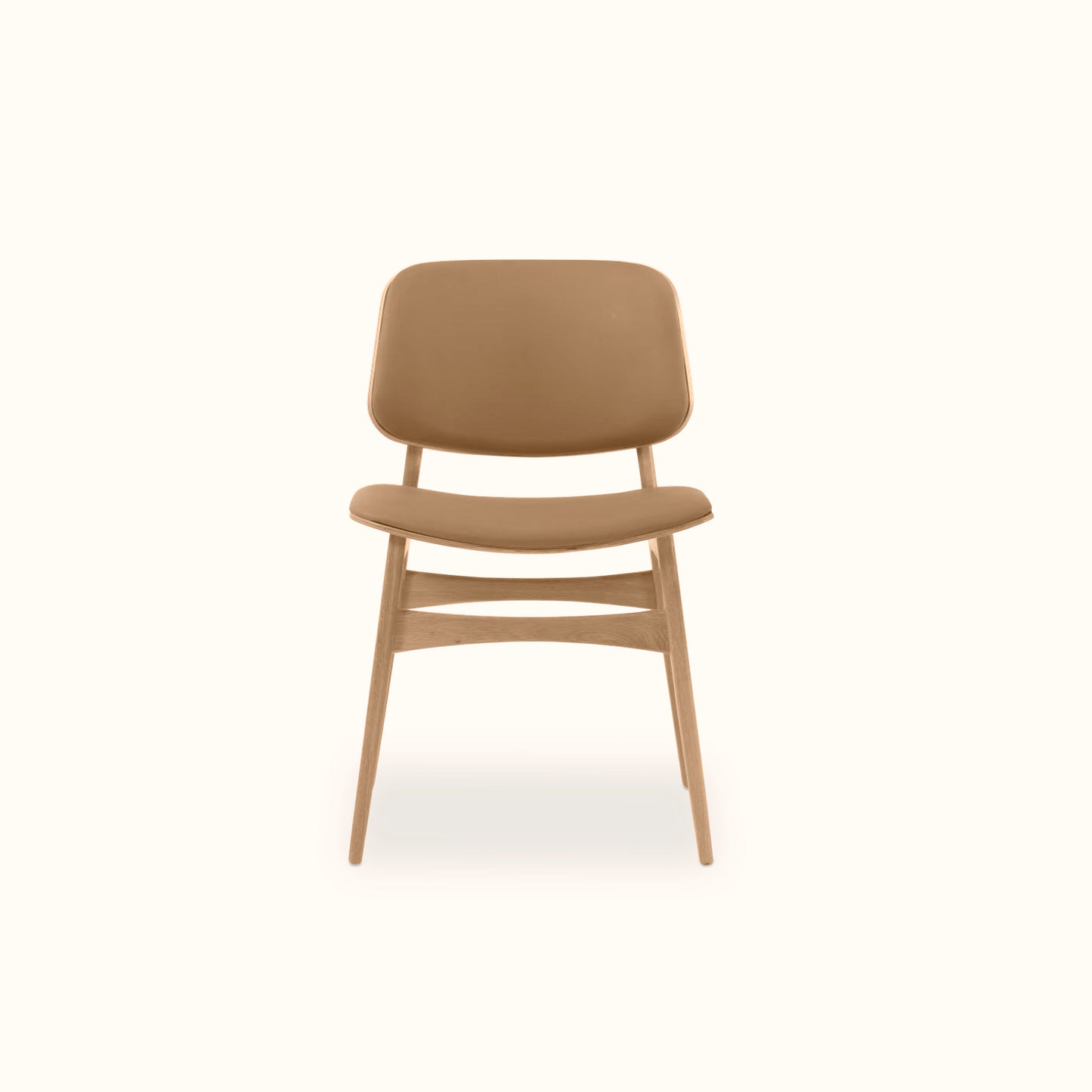 Pitt dining chair / Oat solid wood / Natural colour