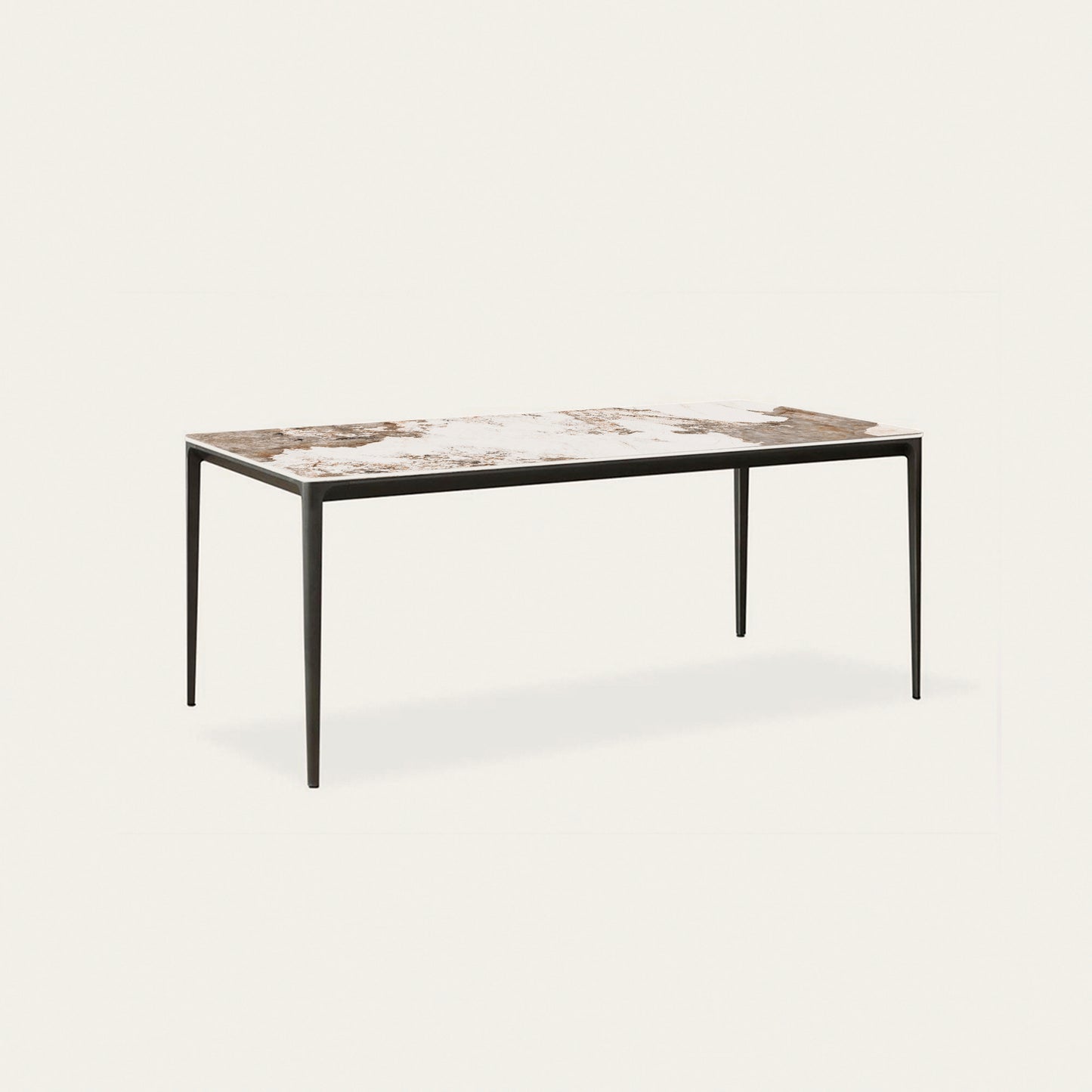 Jones dining table set 1 / Ceramic table + 4 chairs