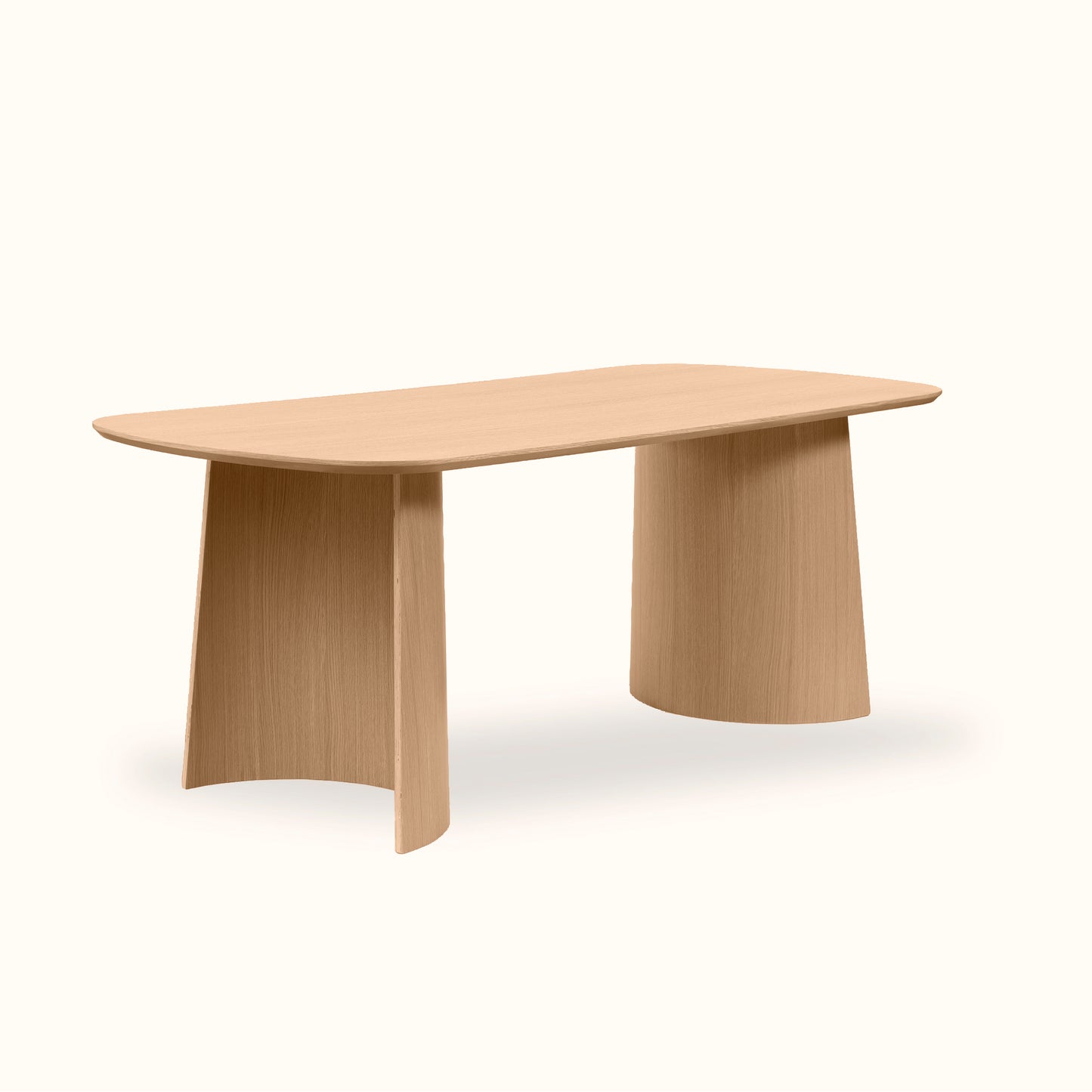 Coven dining table / Oat plywood / Natural
