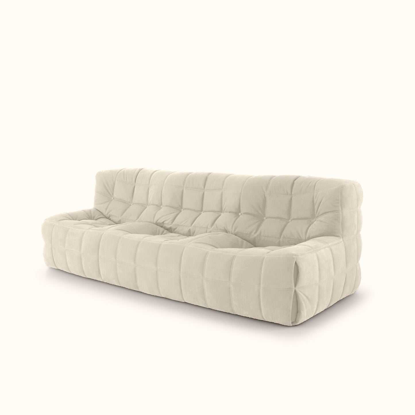 Yoshi fabric sofa / 3 seater / Off-white