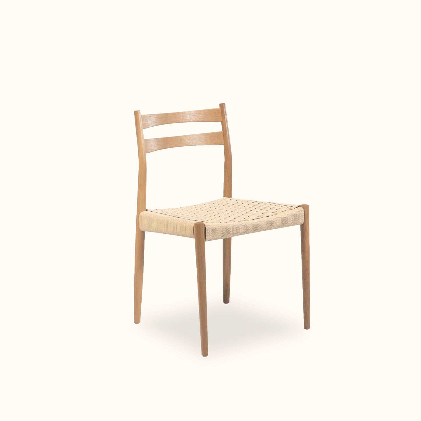 Toto dining chair / Oat solid wood / Natural colour