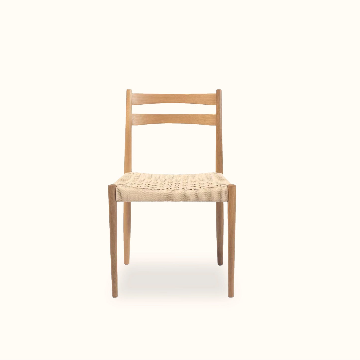 Toto dining chair / Oat solid wood / Natural colour