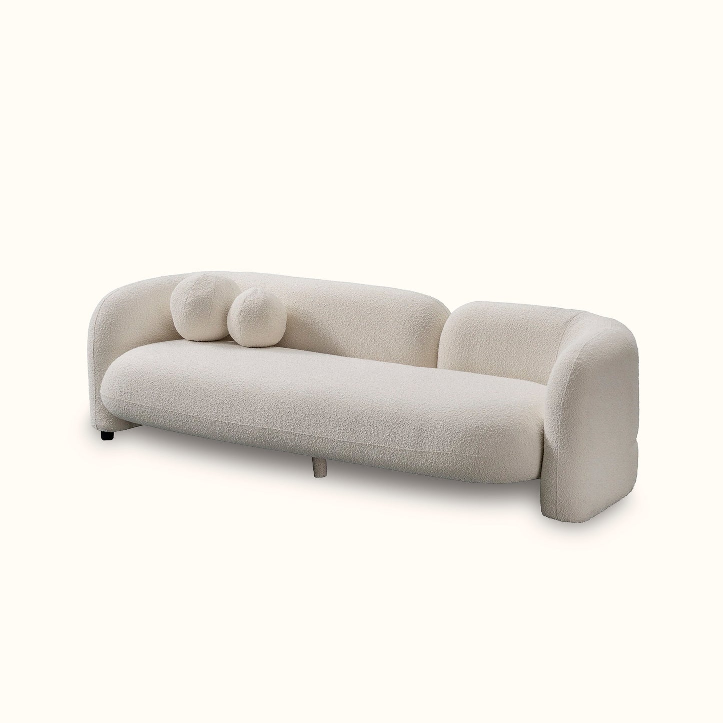 Gimlet fabric sofa / 4 seater / Cream