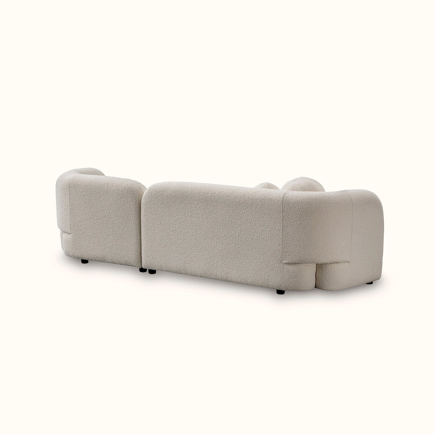 Gimlet fabric sofa / 4 seater / Cream