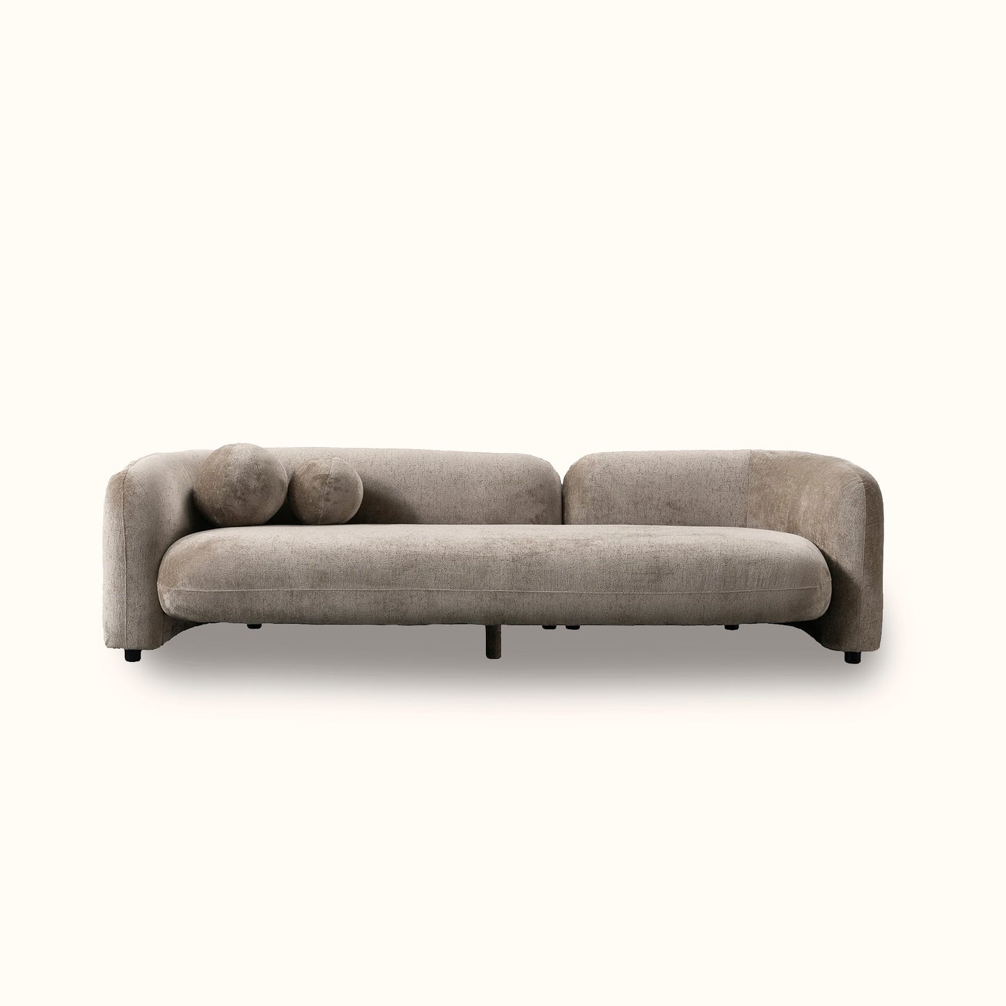 Gimlet fabric sofa / 4 seater / Khaki