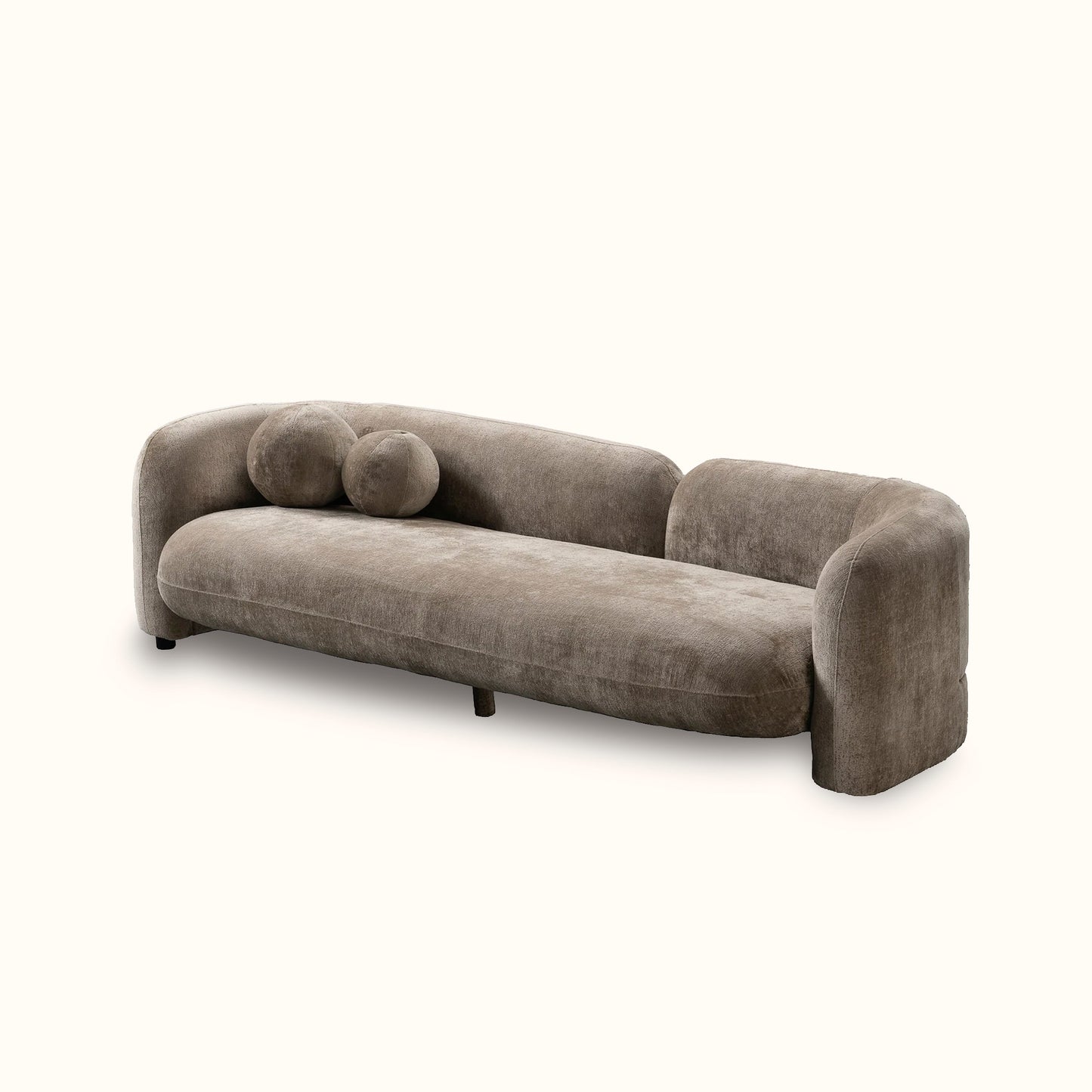 Gimlet fabric sofa / 4 seater / Khaki