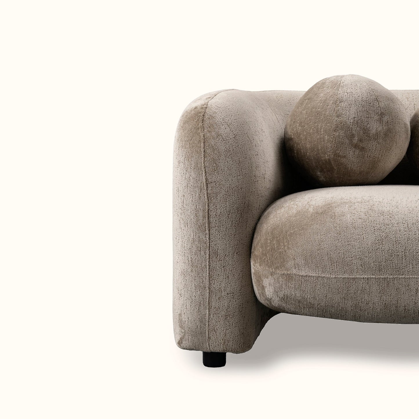 Gimlet fabric sofa / 4 seater / Khaki