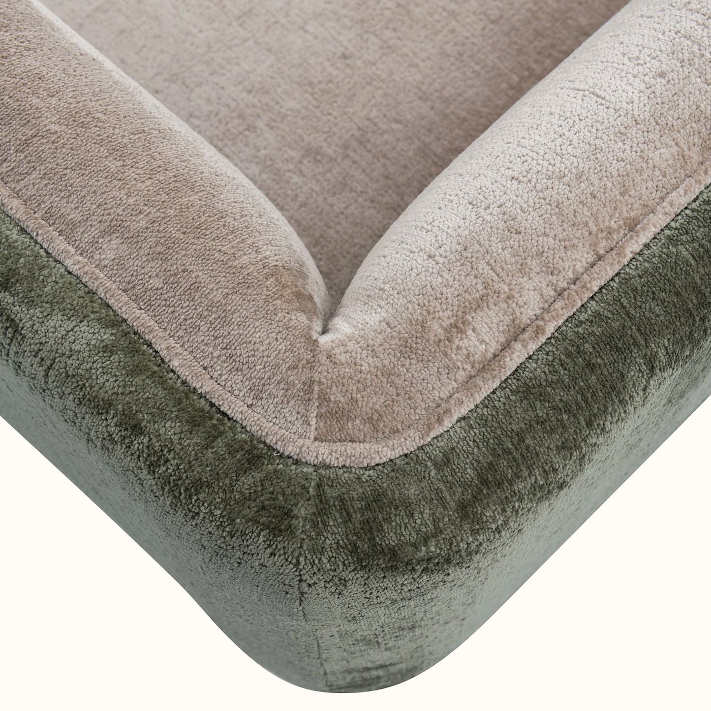 Gin-juice fabric sofa / 3 seater / Grey