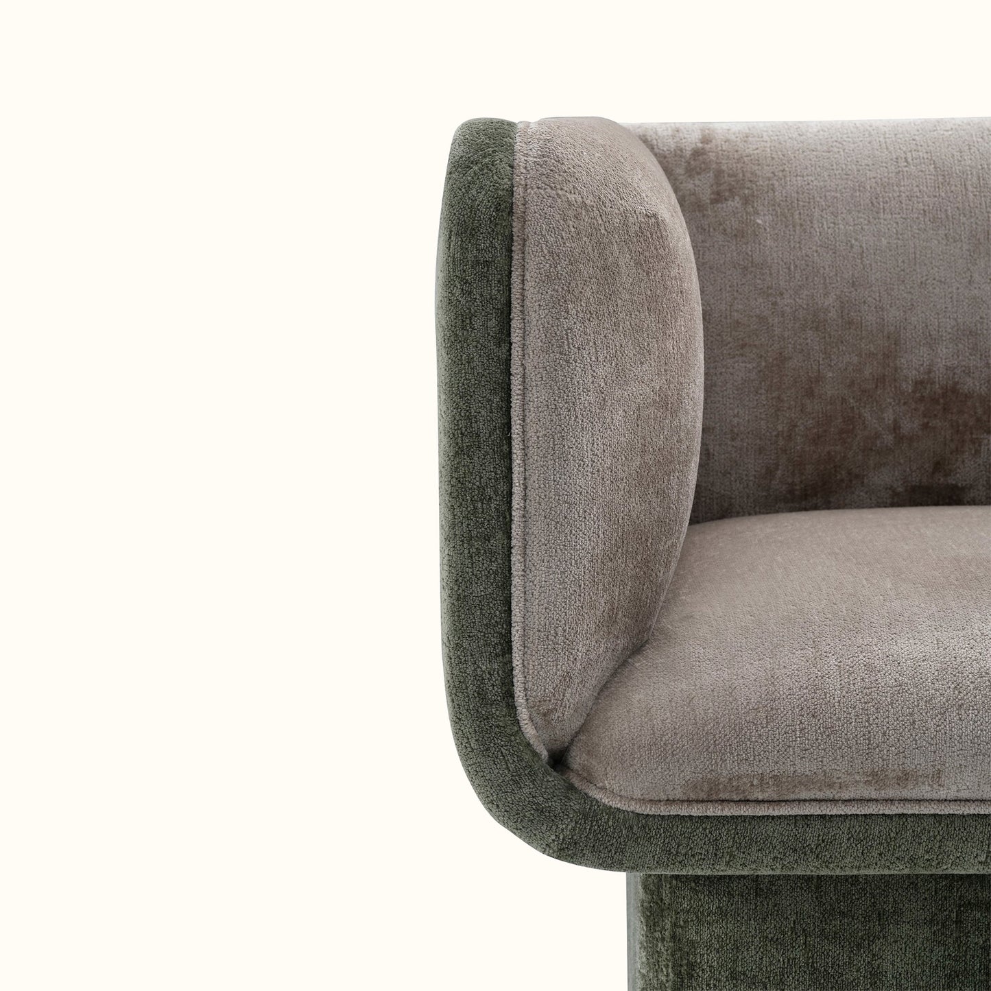 Gin-juice fabric sofa / 3 seater / Grey