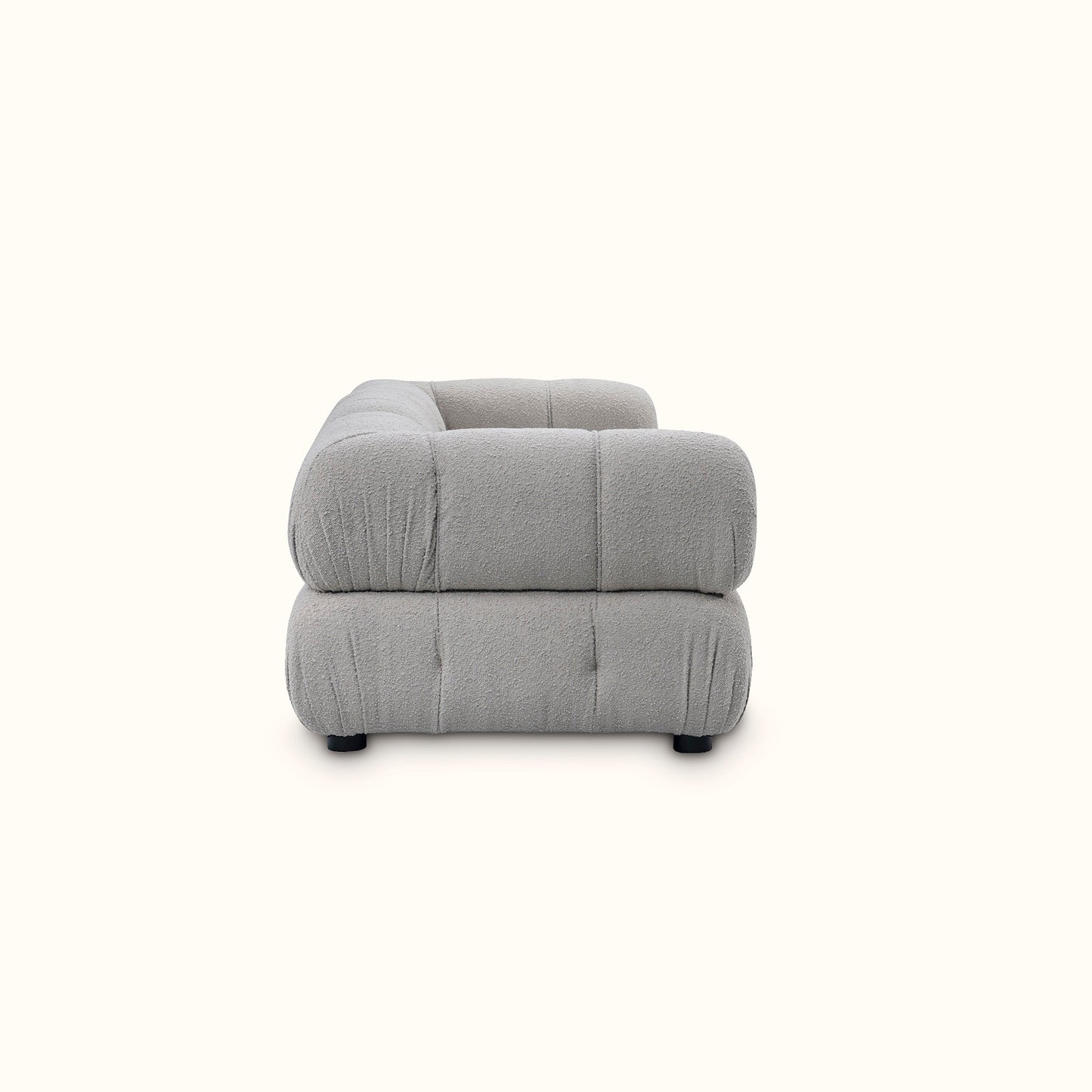 Kamikaze / Fabric sofa / 3 seater / Grey
