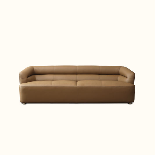 Zuma genuine leather sofa / 3 seater / Hazel