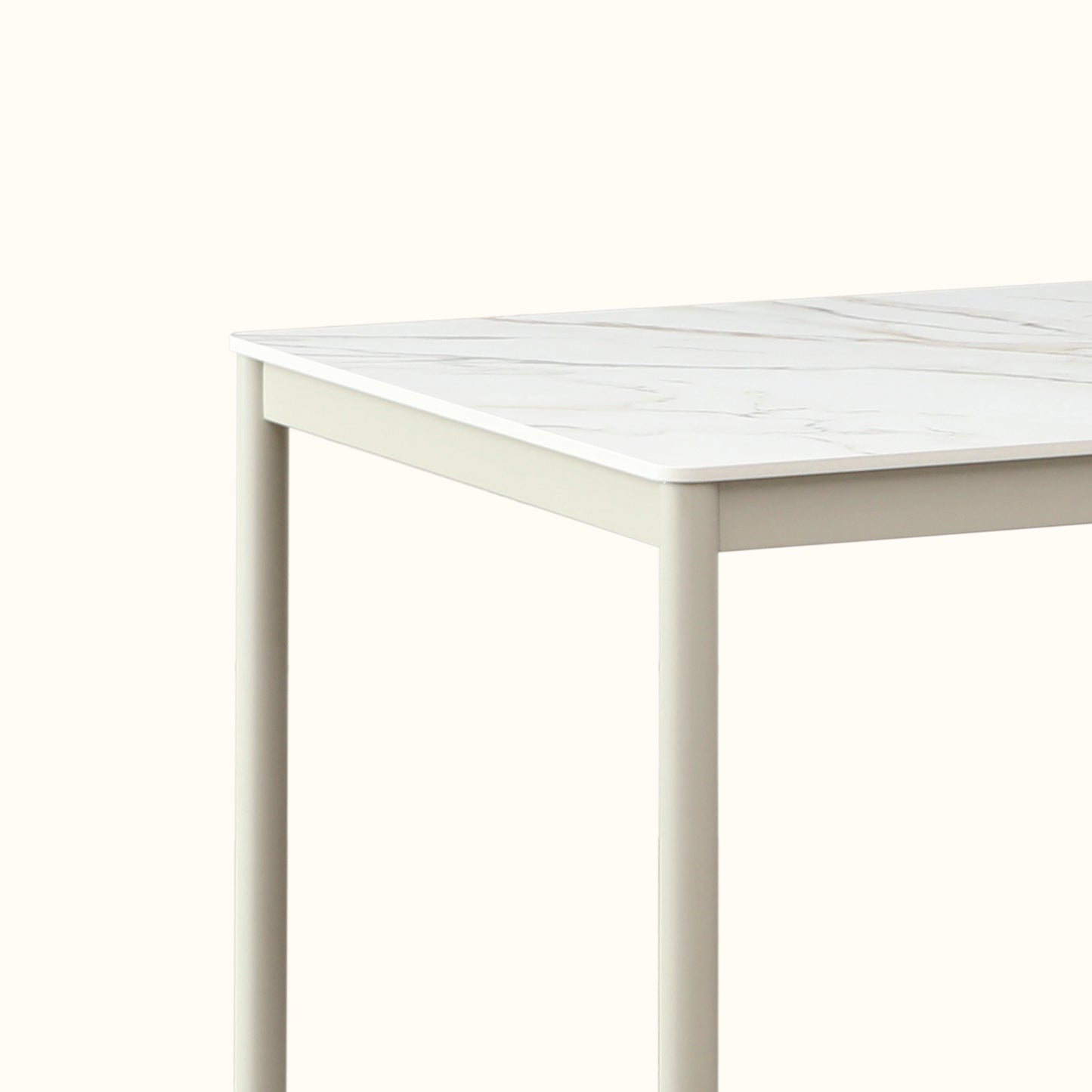 Kuta dining table set / Ceramic table + 4 chairs