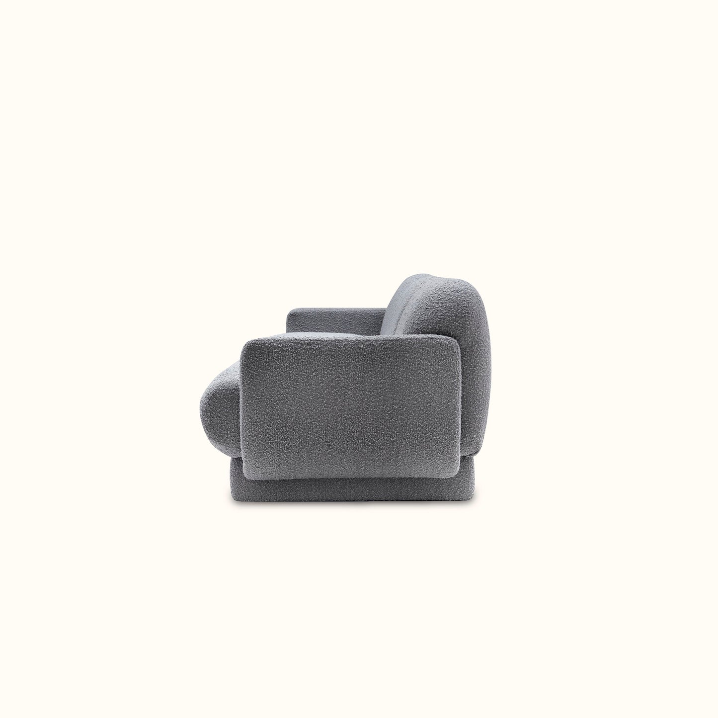 Fernet / Fabric sofa / 3 seater / Grey