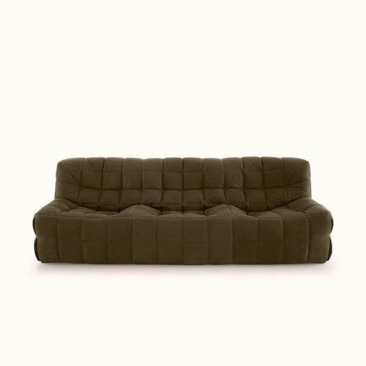 Yoshi fabric sofa / 3 seater / Olive