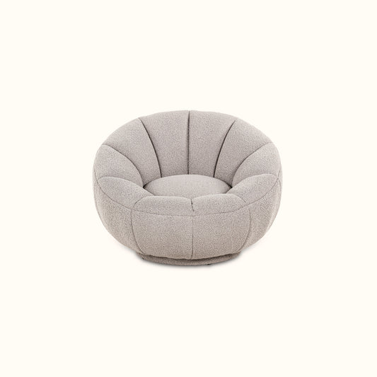 Taupe lounge chair / Warm grey