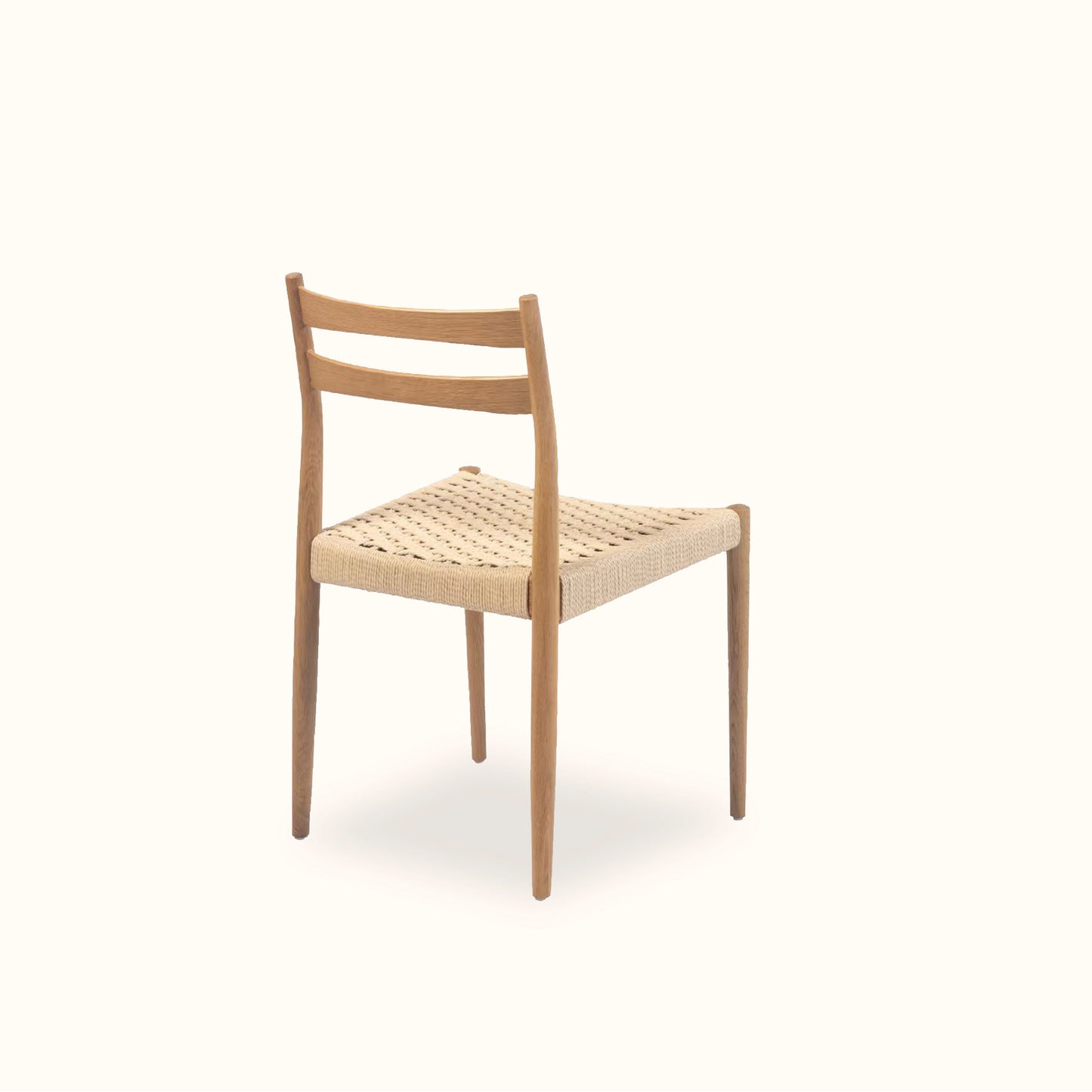 Toto dining chair / Oat solid wood / Natural colour