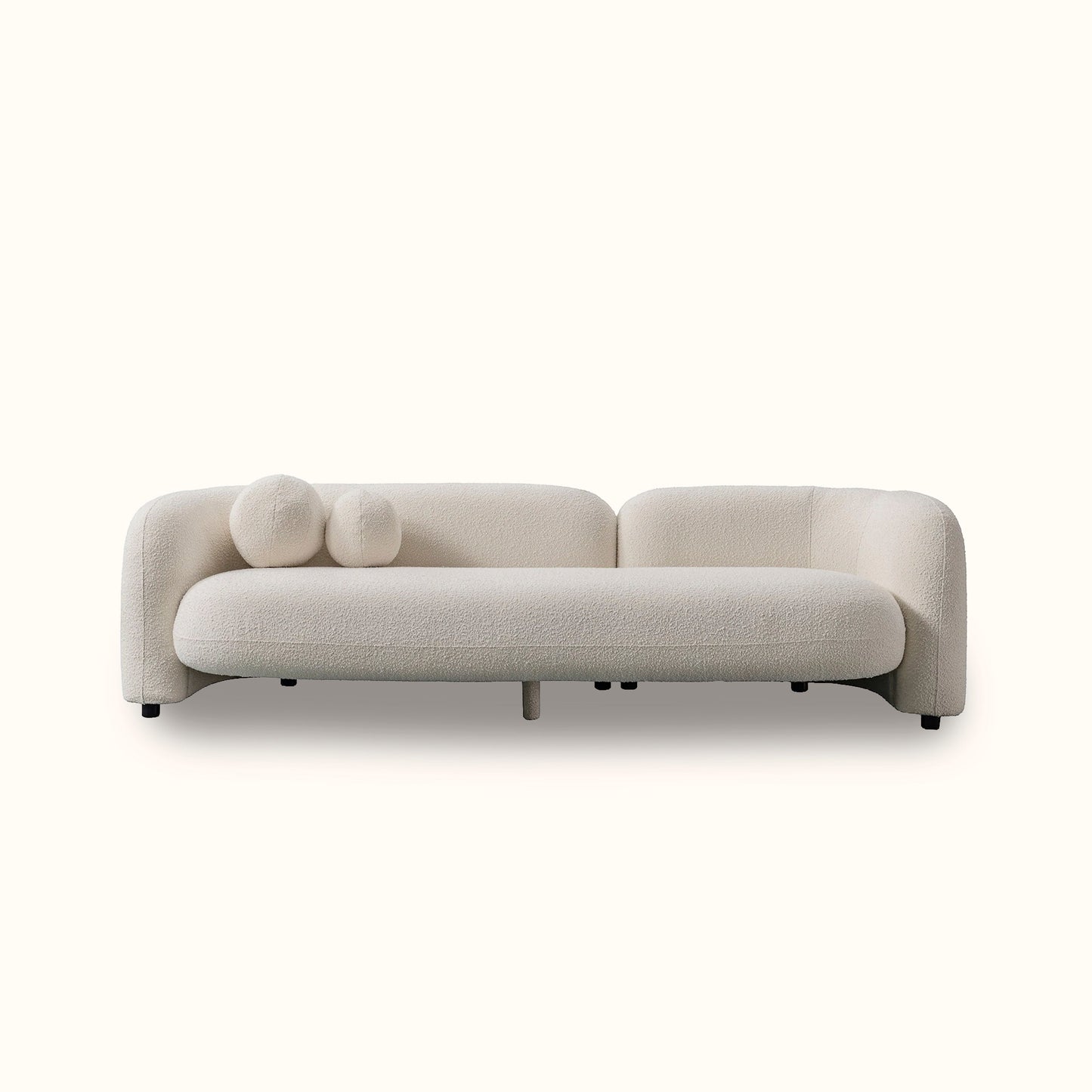 Gimlet fabric sofa / 4 seater / Cream